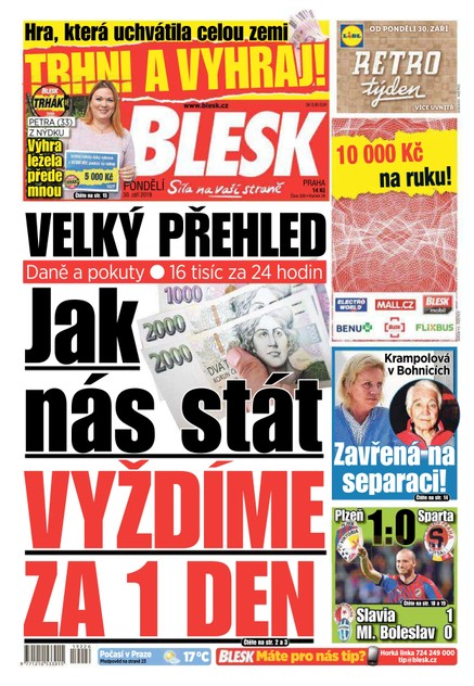 Blesk - 30.9.2019