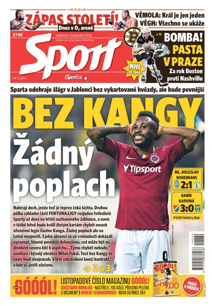 Sport - 9.11.2019