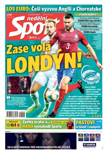 Nedělní Sport - 1.12.2019