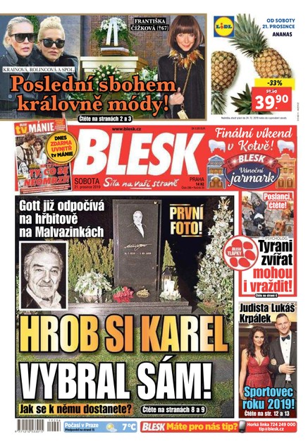 Blesk - 21.12.2019