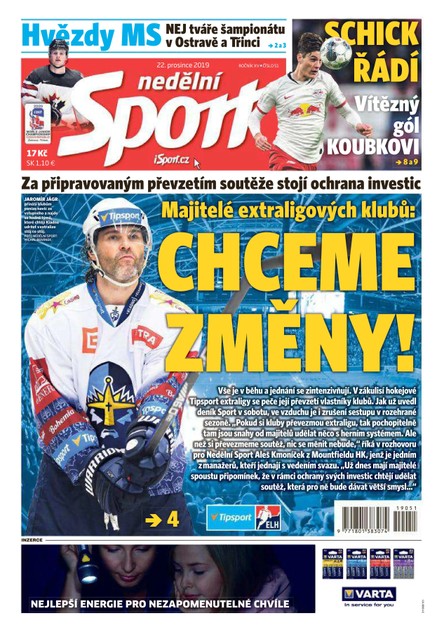 Nedělní Sport - 22.12.2019