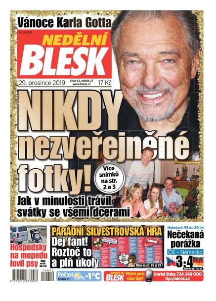 Nedělní Blesk - 29.12.2019