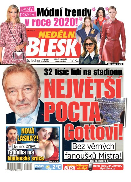 Nedělní Blesk - 5.1.2019