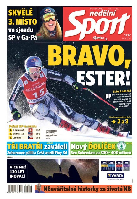 Nedělní Sport - 9.2.2020