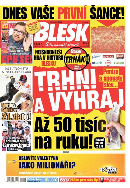 Blesk - 14.2.2020