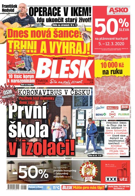 Blesk - 5.3.2020