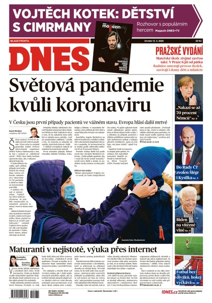 MF DNES - 12.3.2020