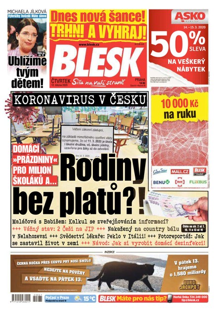 Blesk - 12.3.2020