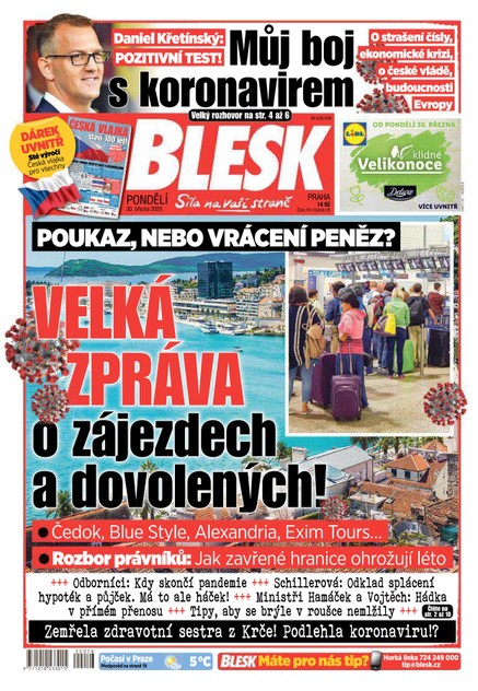 Blesk - 30.3.2020