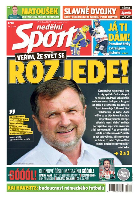 Nedělní Sport - 12.4.2020