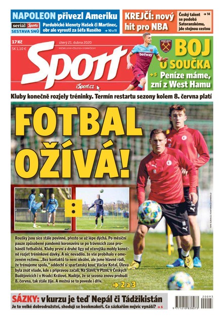 Sport - 21.4.2020