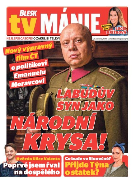 Blesk Tv manie - 25.4.2020