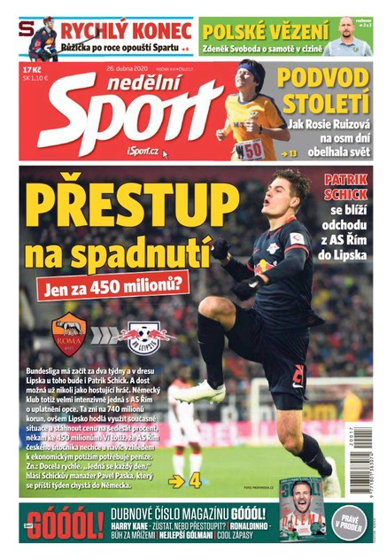 Nedělní Sport - 26.4.2020