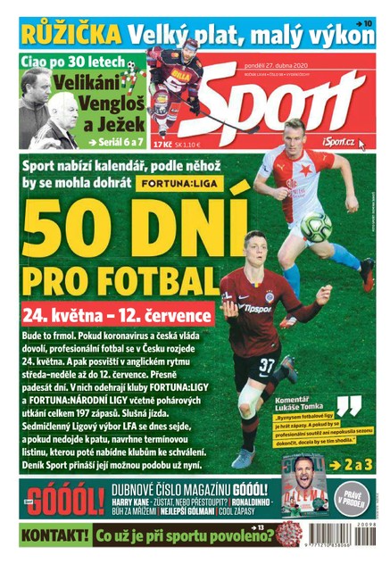 Sport - 27.4.2020