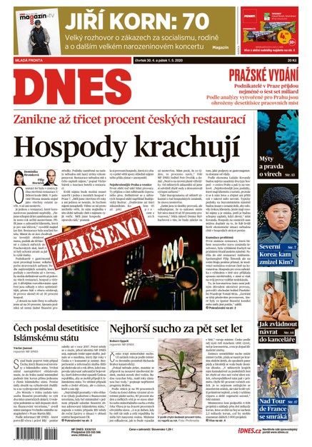 MF DNES - 30.4.2020