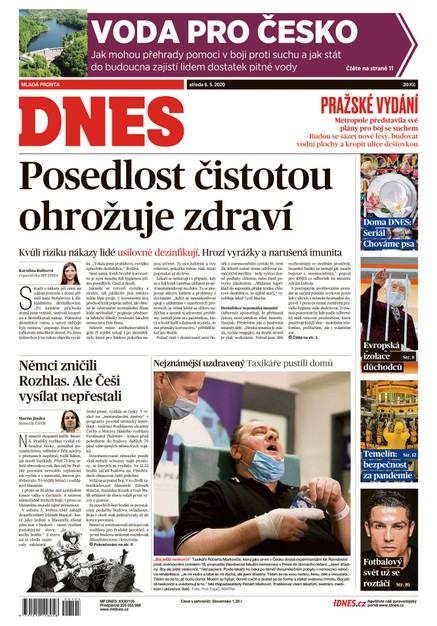 MF DNES - 6.5.2020