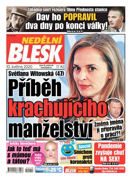 Nedělní Blesk - 10.5.2020