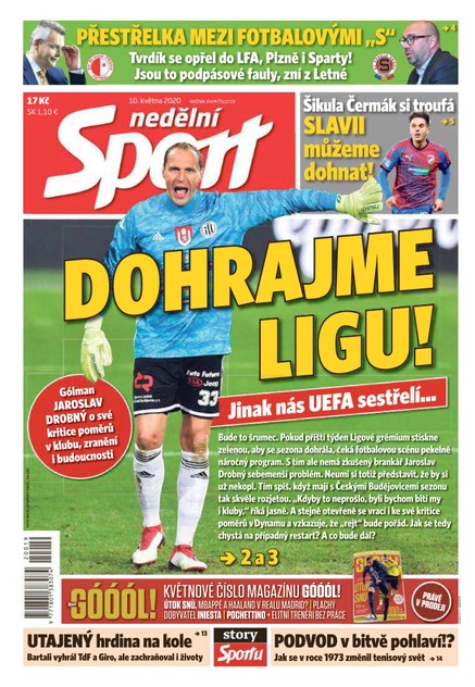 Nedělní Sport - 10.5.2020