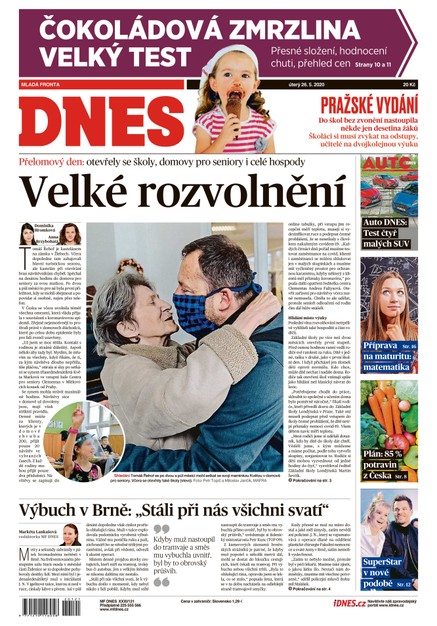 MF DNES - 26.5.2020