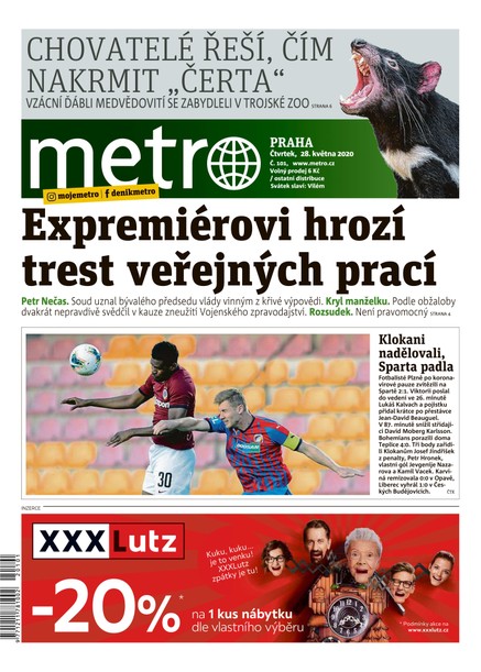 METRO - 28.5.2020