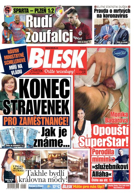 Blesk - 28.5.2020