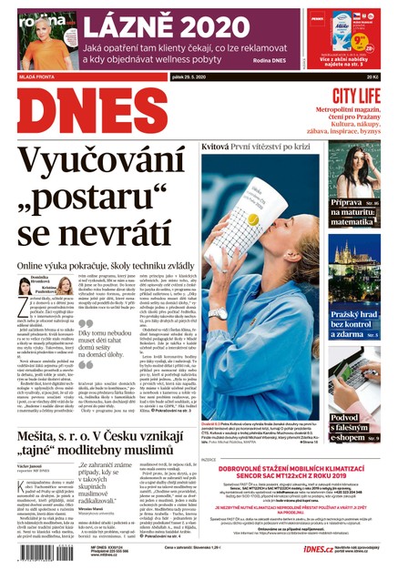 MF DNES - 29.5.2020