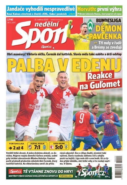 Nedělní Sport - 31.5.2020