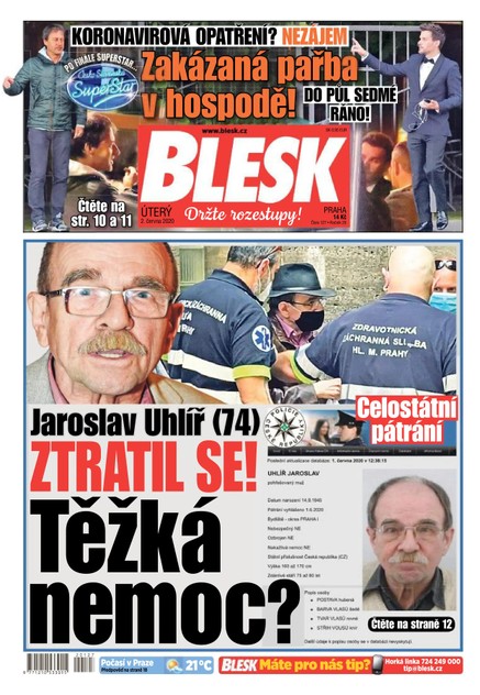 Blesk - 2.6.2020