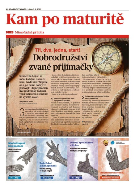 MF DNES extra Jižní Čechy - 5.6.2020