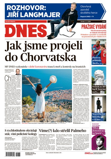 MF DNES - 11.6.2020