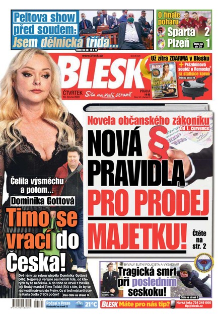 Blesk - 18.6.2020
