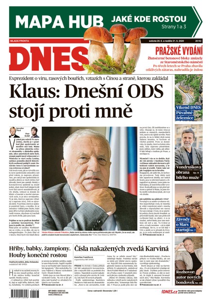 MF DNES - 20.6.2020