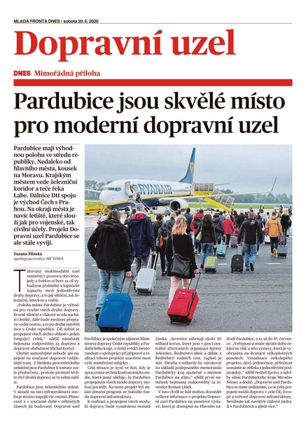 MF DNES extra Pardubický - 20.6.2020