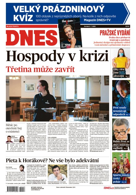 MF DNES - 2.7.2020
