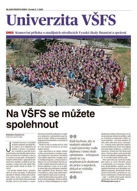 MF DNES Střední Čechy extra - 2.7.2020