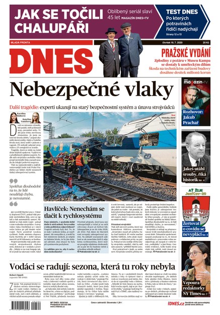 MF DNES - 16.7.2020