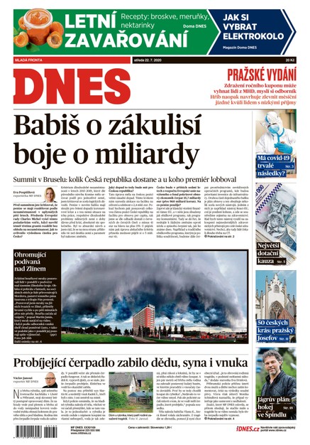 MF DNES - 22.7.2020