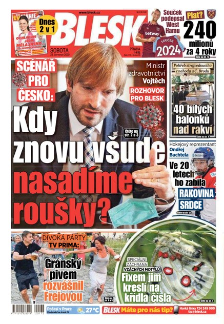 Blesk - 25.7.2020