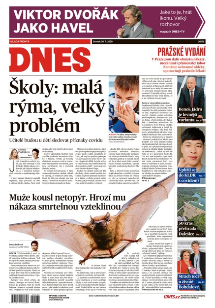 MF DNES - 30.7.2020