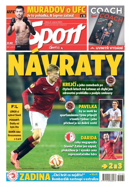 Sport - 4.8.2020