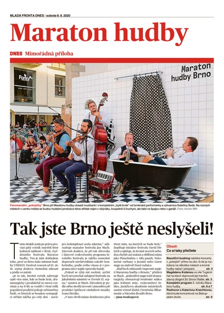MF DNES Vysočina extra - 8.8.2020
