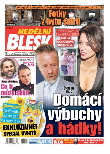 Nedělní Blesk - 16.8.2020