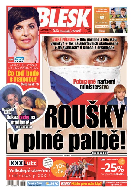 Blesk - 20.8.2020