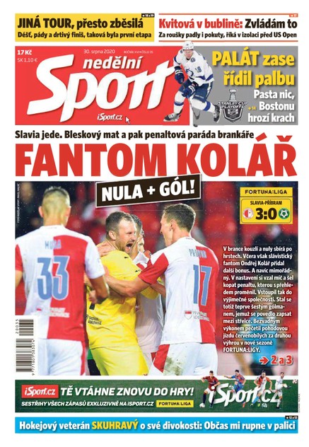 Nedělní Sport - 30.8.2020