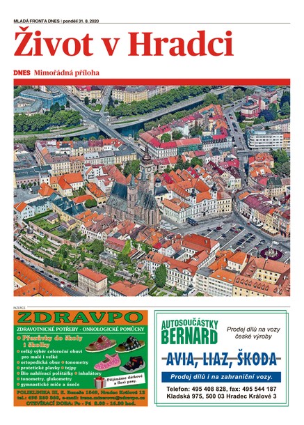MF DNES extra Hradecký - 31.8.2020