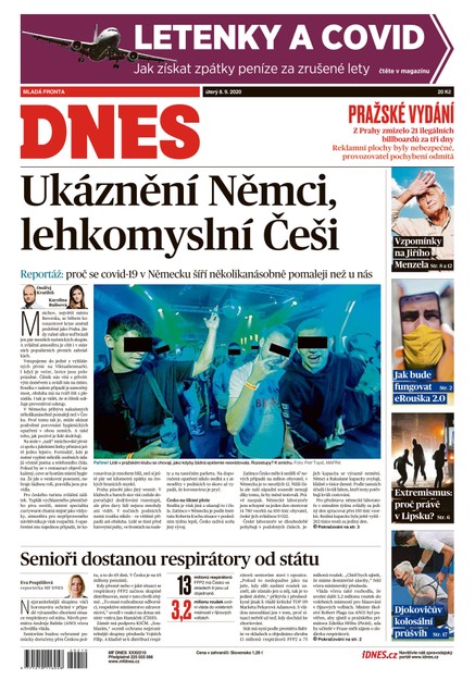 MF DNES - 8.9.2020