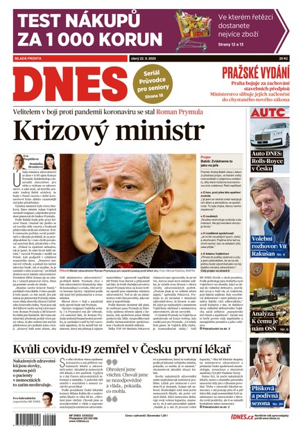 MF DNES - 22.9.2020