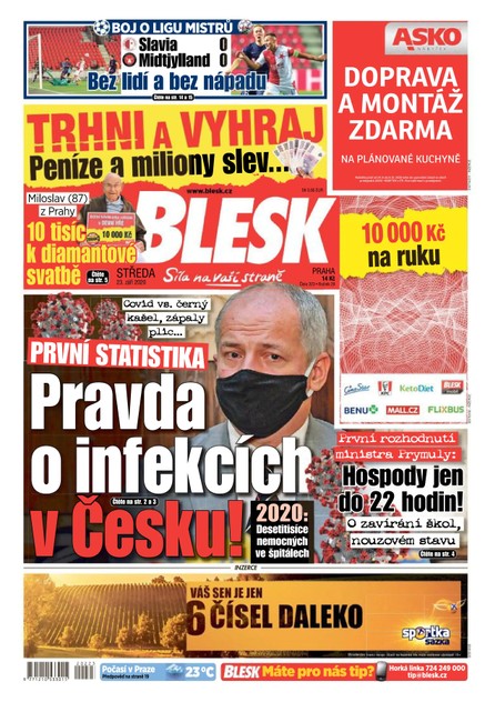 Blesk - 23.9.2020