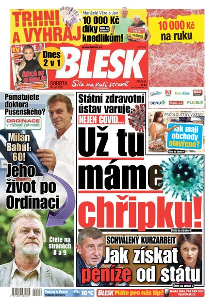 Blesk - 26.9.2020