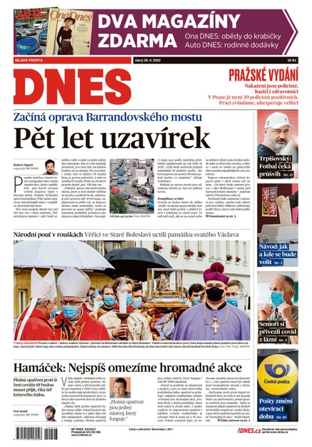 MF DNES - 29.9.2020